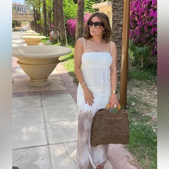 Zara draped Ombre dress Size Small NWT - Picture 6 of 13